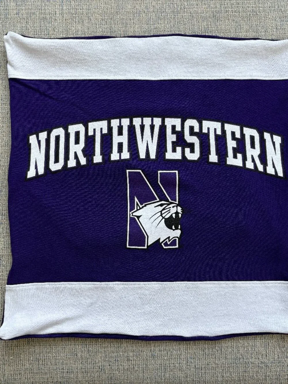 Northwestern University Wildcats Handmade reworked 16